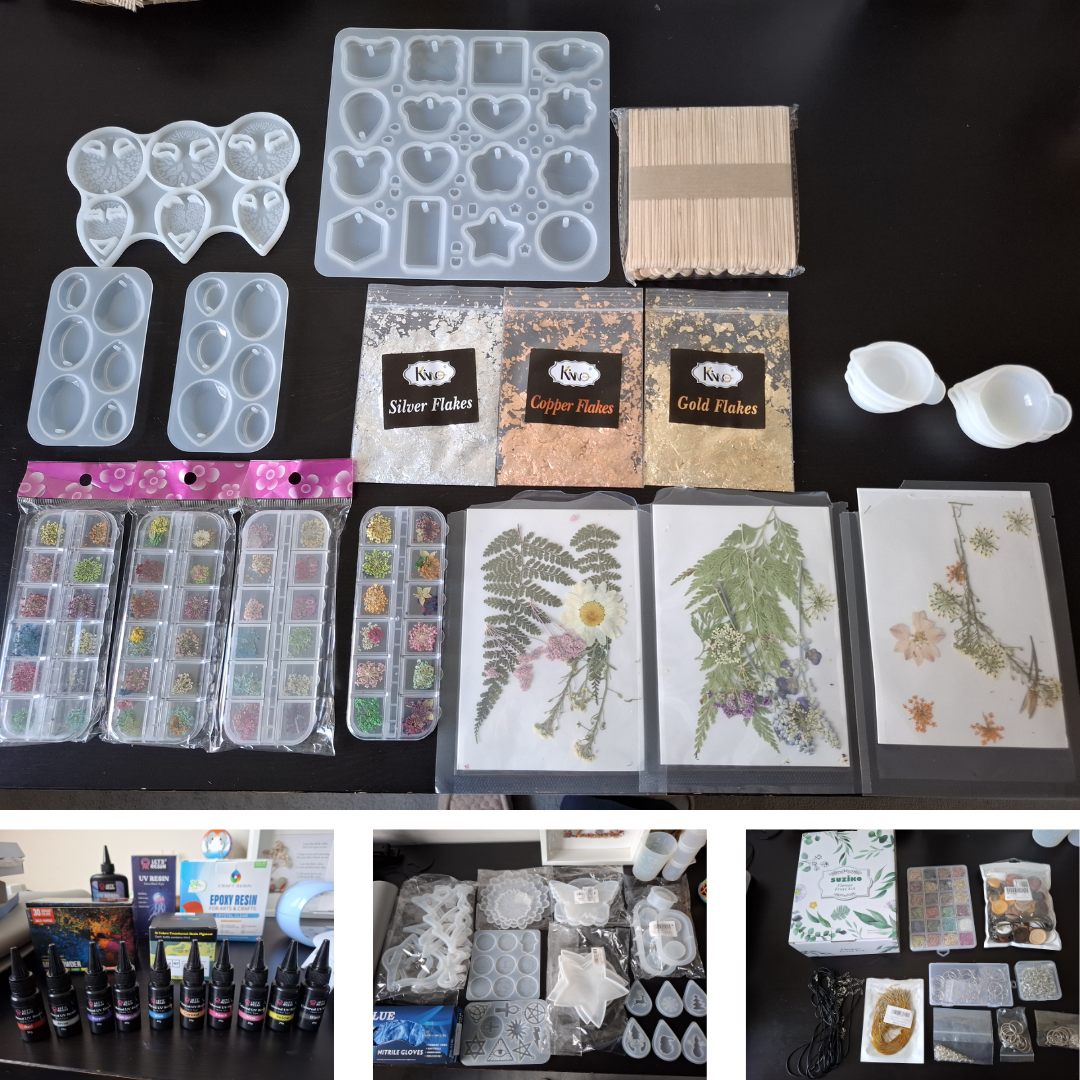 Resin Craft Materials & Stands 2