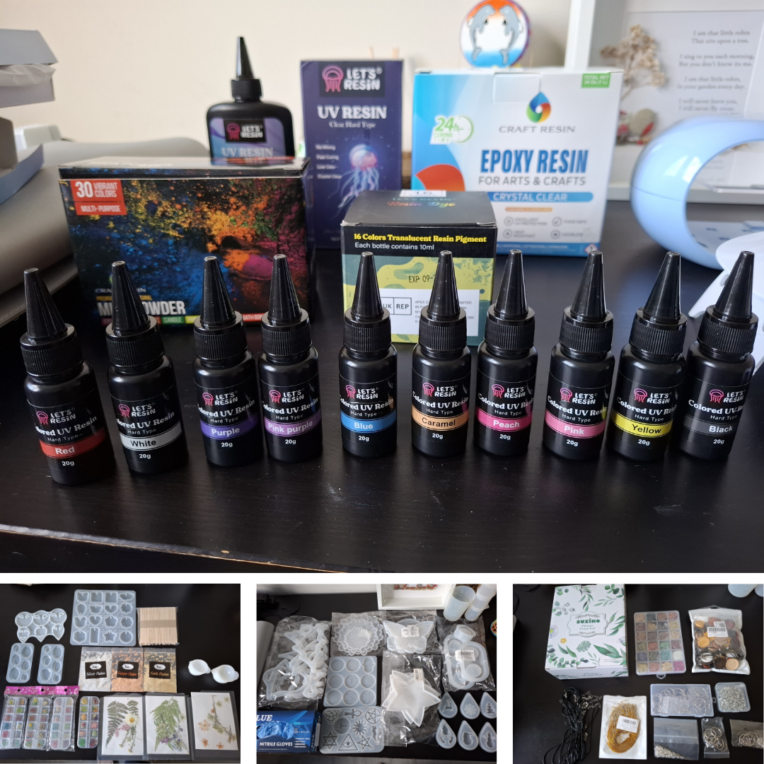 Resin Craft Materials & Stands 3